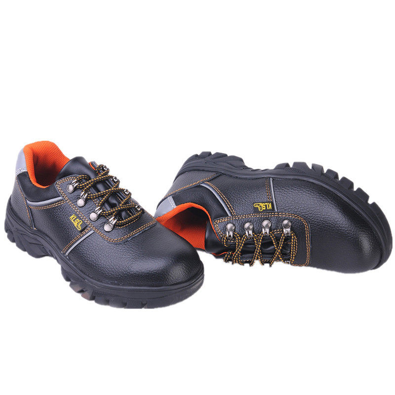 尊獅牛皮防砸防刺穿安全防護(hù)鞋圖片3