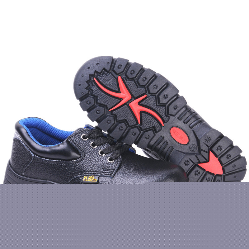 尊獅牛皮防砸防刺穿安全鞋圖片2