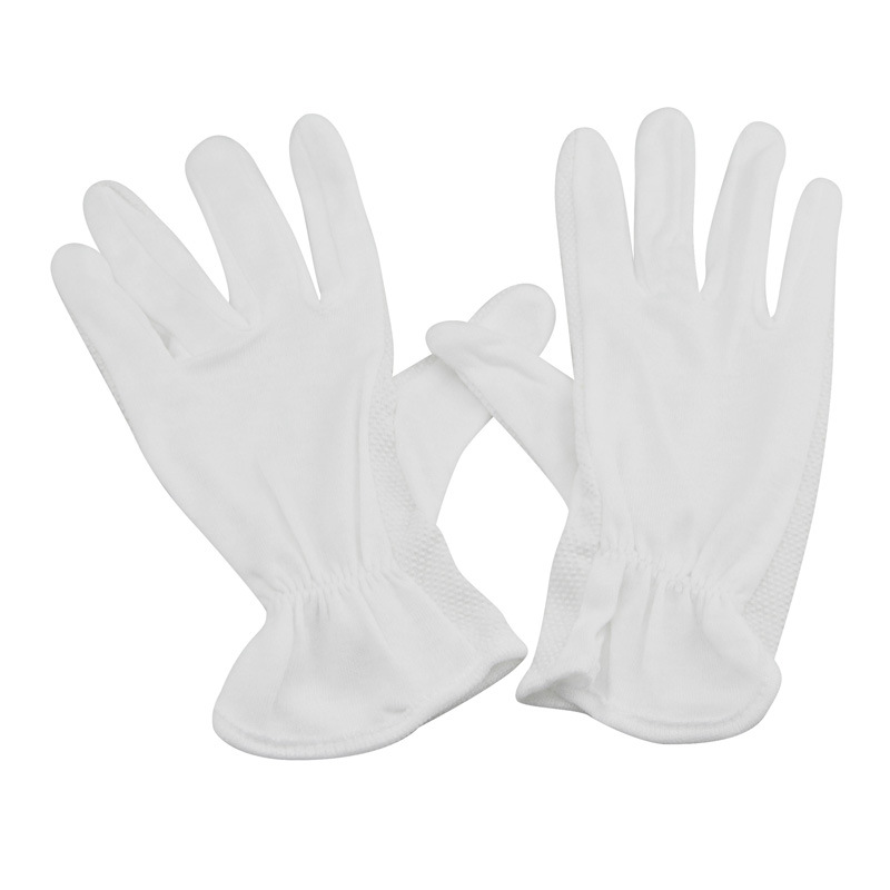 華特滌綸帶條白勞保手套圖片1