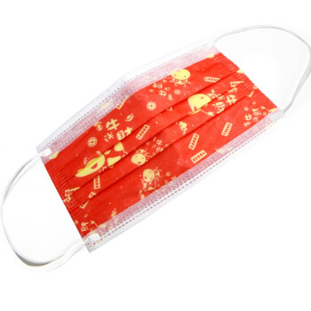 華特印花金牛一次性口罩圖片3