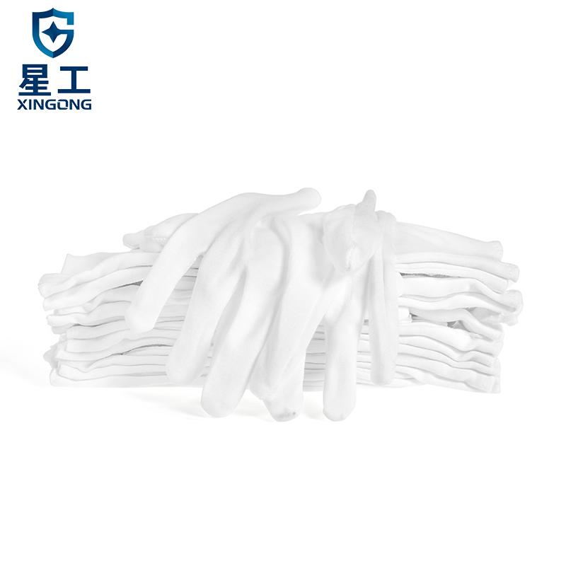 星工XGS-P5禮儀棉布紗線勞保手套圖片1