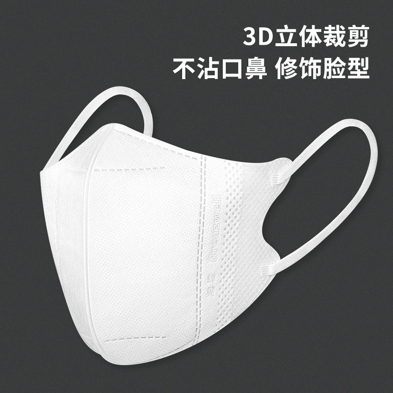 松研B31 3d立體蟬翼款折疊式一次性口罩圖片2