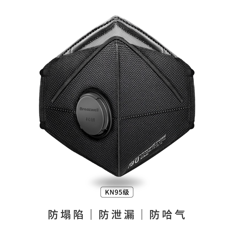 松研T90帶閥活性炭KN95防塵口罩圖片3