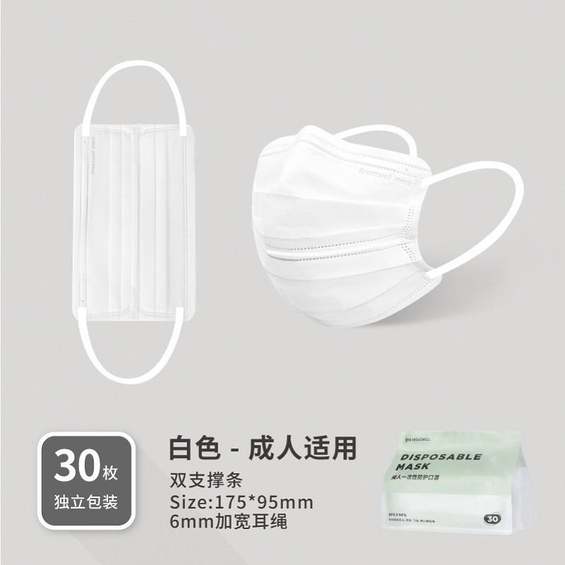 松研B29平面一次性口罩圖片3