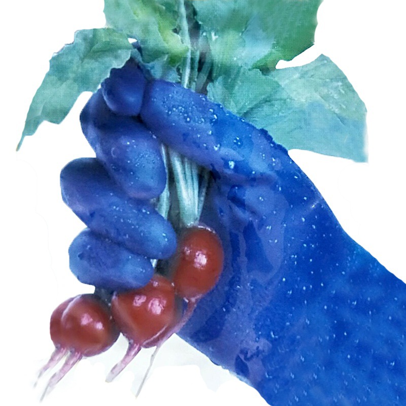 TOWA 774藍色耐油PVC手套圖片3