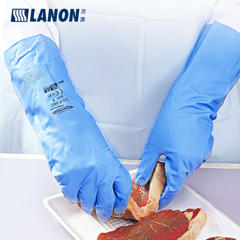 LANON蘭浪SR021食品級(jí)耐酸堿丁腈手套圖片2 LANON蘭浪SR021食品級(jí)耐酸堿丁腈手套圖片2