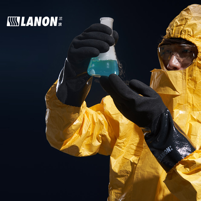 LANON蘭浪V330耐油丁腈防化手套圖片4 LANON蘭浪V330耐油丁腈防化手套圖片4