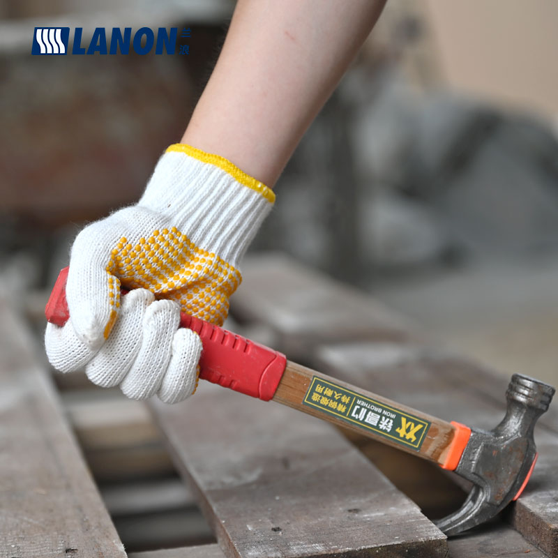 LANON蘭浪H601PVC點(diǎn)塑勞保手套圖片3