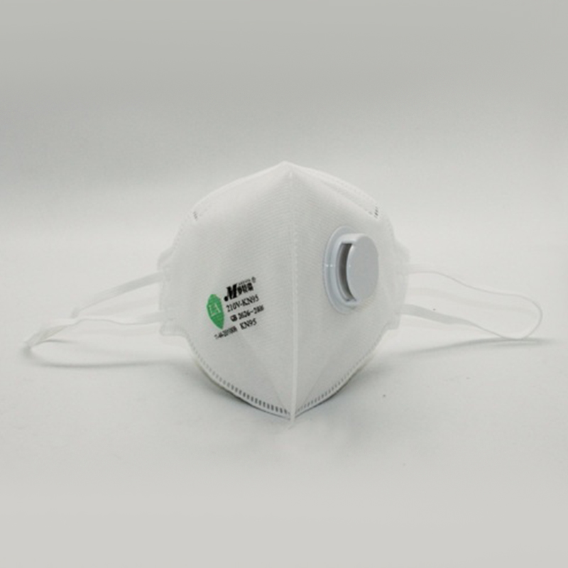 麥特瑞210-KN95折疊式帶閥防塵口罩圖片2