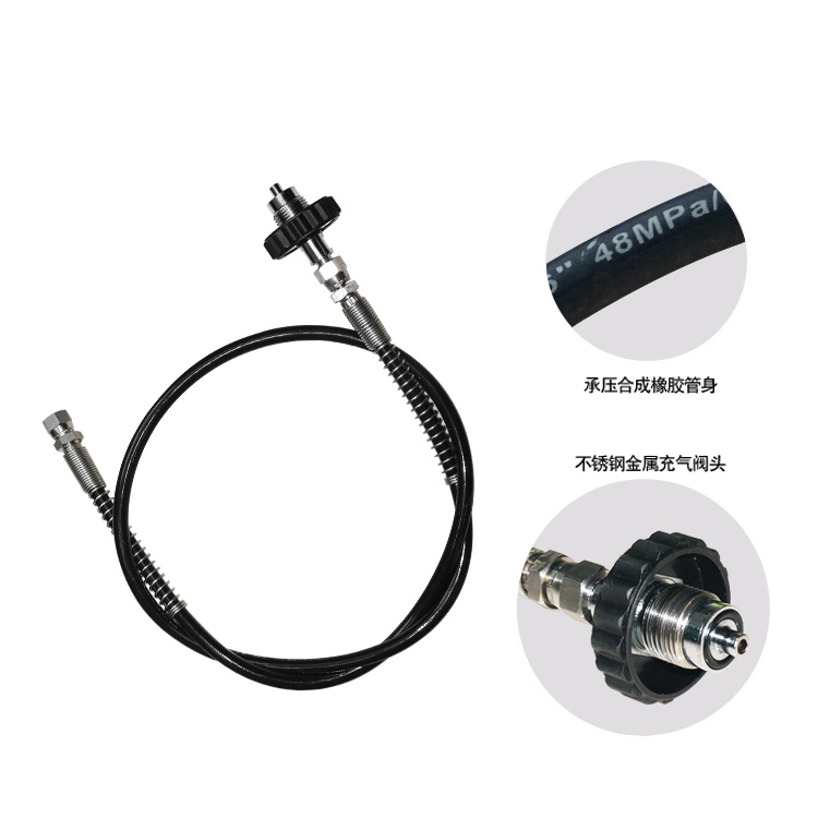 海固CQ100-RG+JT/L空氣呼吸器壓縮機專用充氣軟管圖片1