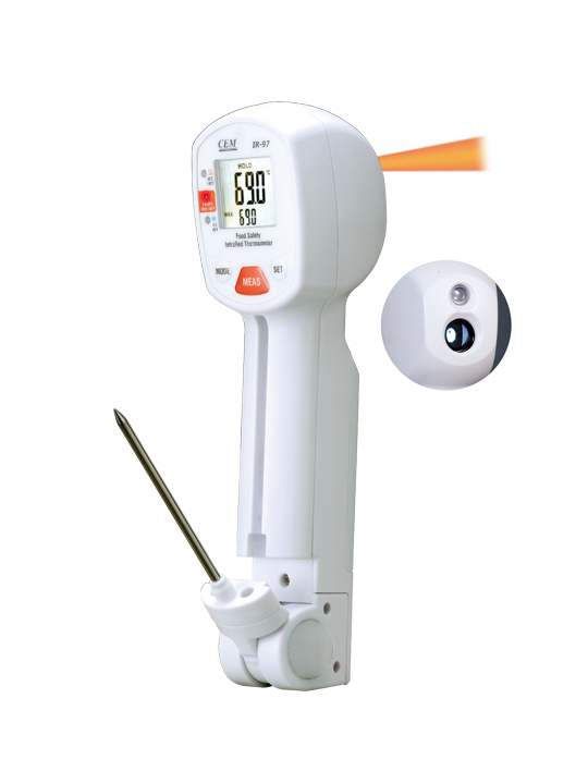 華盛昌IR-97多合一食品專用紅外測溫儀圖片2 華盛昌IR-97多合一食品專用紅外測溫儀圖片2