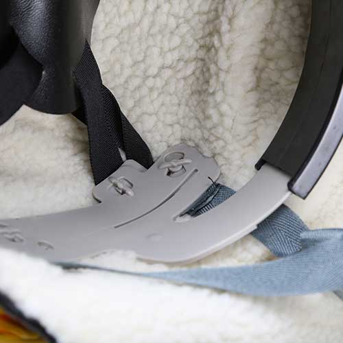 羿科60102807仿毛保暖安全帽防寒內襯圖片2