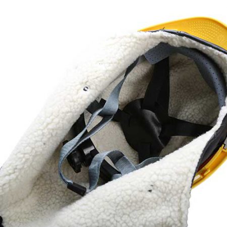 羿科60102807仿毛保暖安全帽防寒內襯圖片3