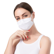 朝霞紗布2002型耳帶式KN95防塵口罩圖片1