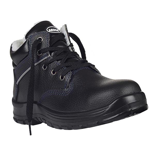 羿科60725118黑色中幫PC頭凱夫拉底絕緣保暖安全鞋圖片1