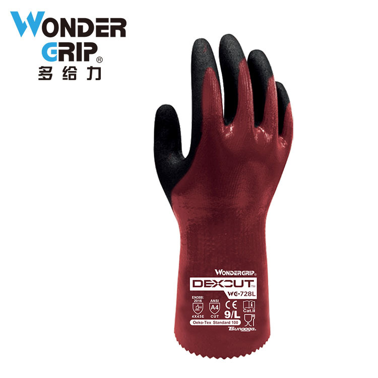多給力WG-728L長筒全浸防油防割手套圖片2