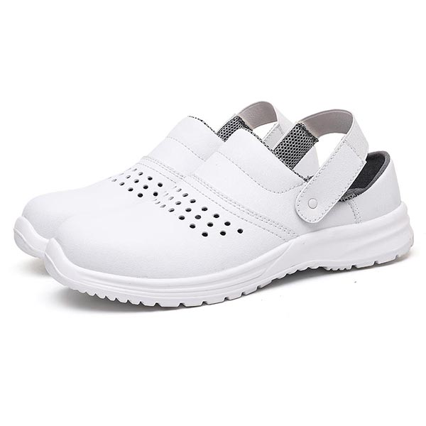 羿科60726080白色低幫透氣安全涼鞋圖片3