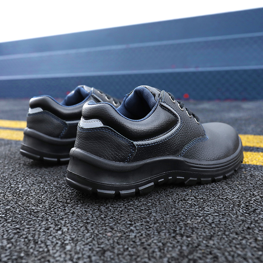 羿科60725103玻纖頭絕緣黑色低幫非金屬安全鞋圖片2