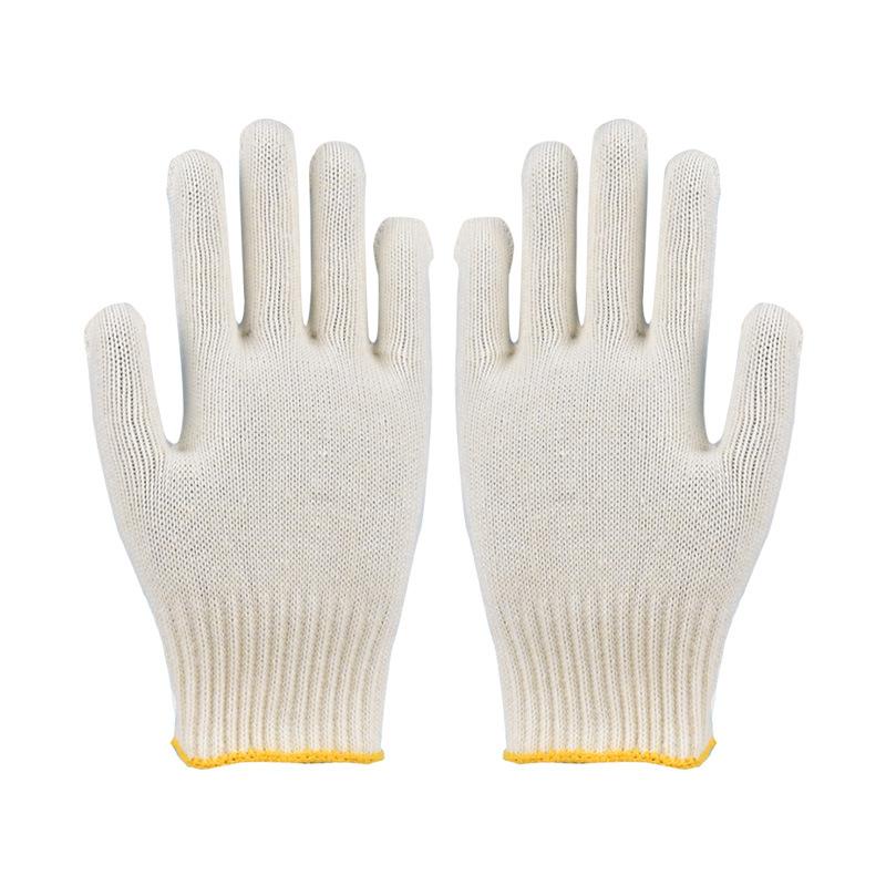 好員工H10-MS600耐磨黃色羅口棉紗手套圖片2