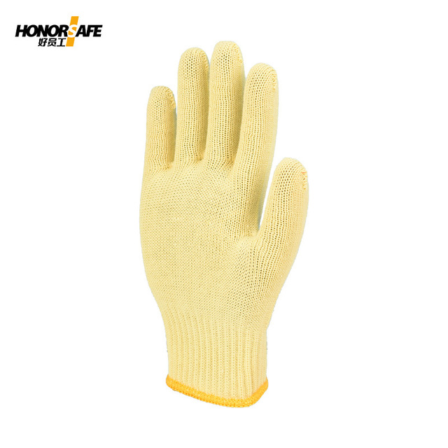 好員工F002黃色四級防割手套圖片1