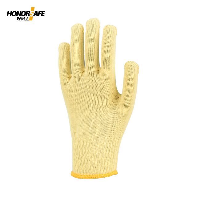 好員工F002黃色四級防割手套圖片2