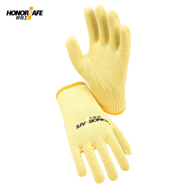 好員工F002黃色四級防割手套圖片4