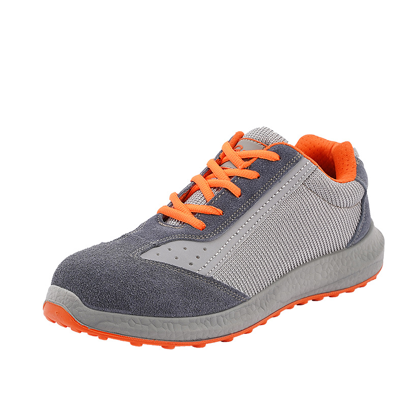 巴盾6518軟底防砸防刺穿網(wǎng)布低幫安全鞋圖片1