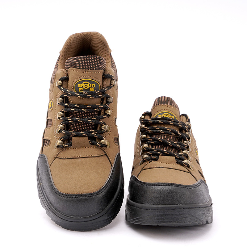 巴盾282-01低幫超纖皮防砸防刺穿安全鞋圖片1
