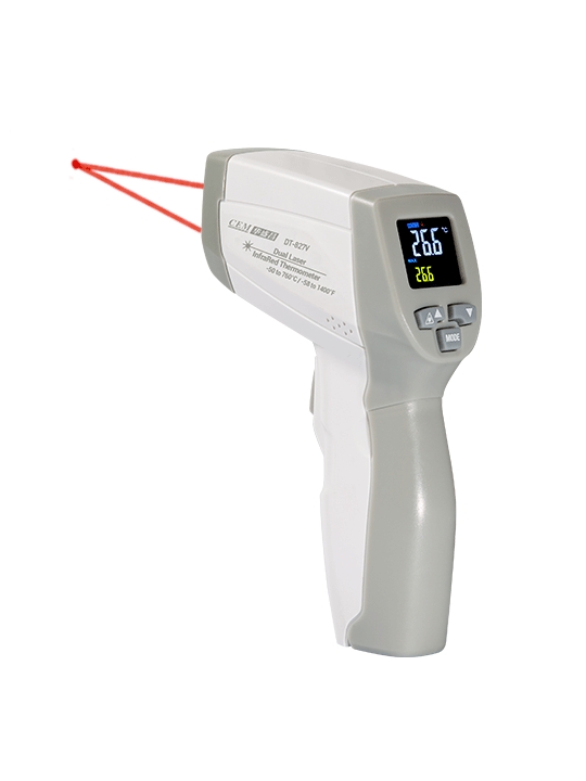 華盛昌DT-827迷你型專業級紅外線測溫儀圖片1