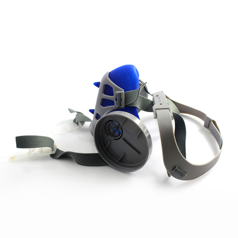 勞衛101E7雙濾盒半面罩防毒面具圖片1