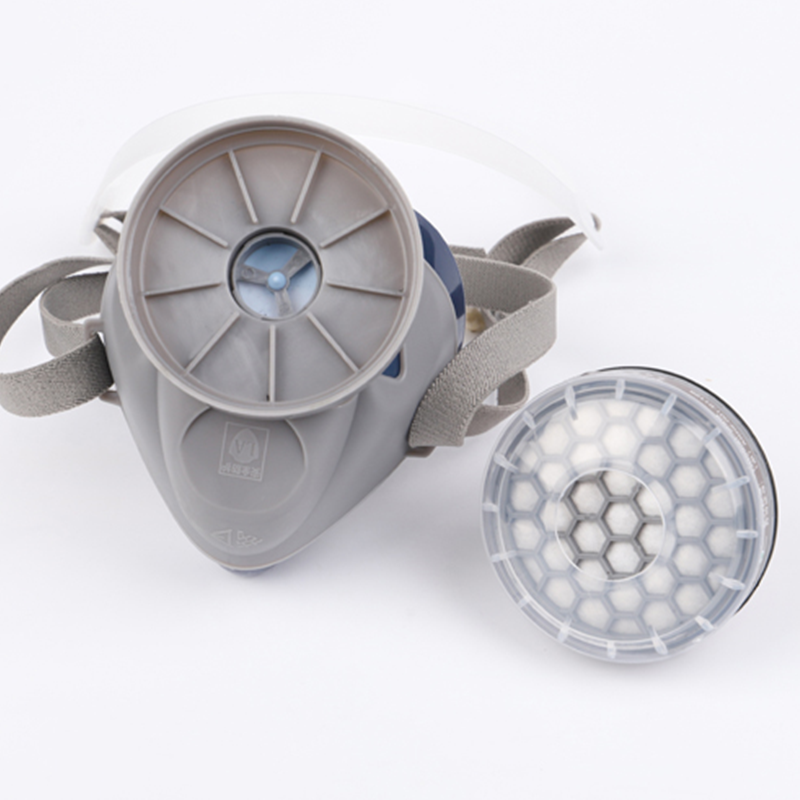 勞衛101G-3單濾盒半面罩防毒面具 圖片4