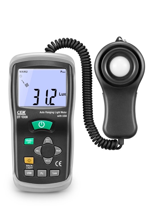 華盛昌DT-1309多功能數字式照度計圖片1