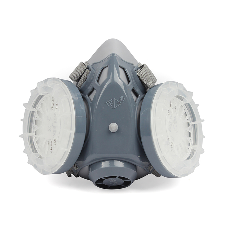 勞衛(wèi)301-6雙濾盒半面罩防塵面具圖片1