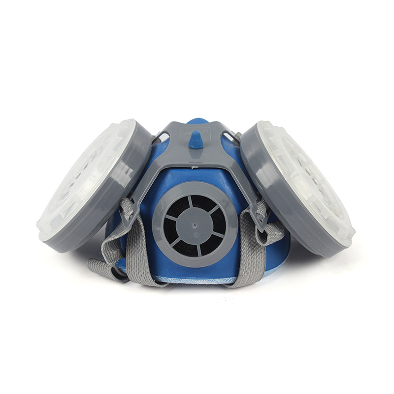 勞衛307B雙濾盒半面罩防塵面具圖片1