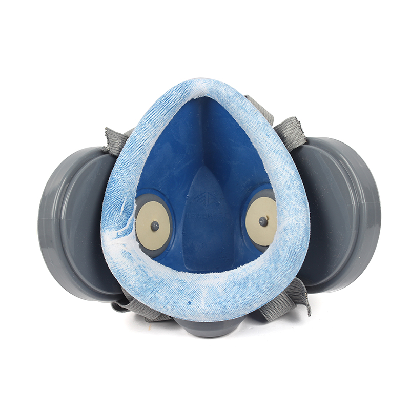 勞衛307B雙濾盒半面罩防塵面具圖片3