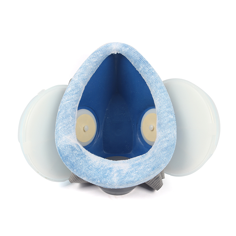 勞衛302雙濾盒半面罩防塵面具圖片4