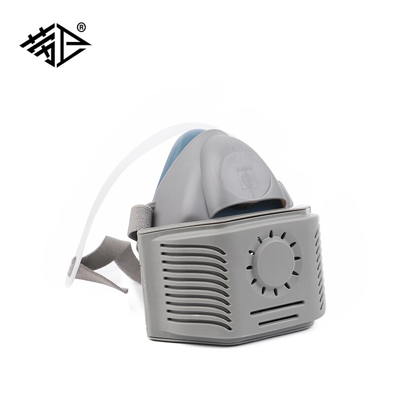 勞衛301-16單濾盒半面罩防塵面具圖片1