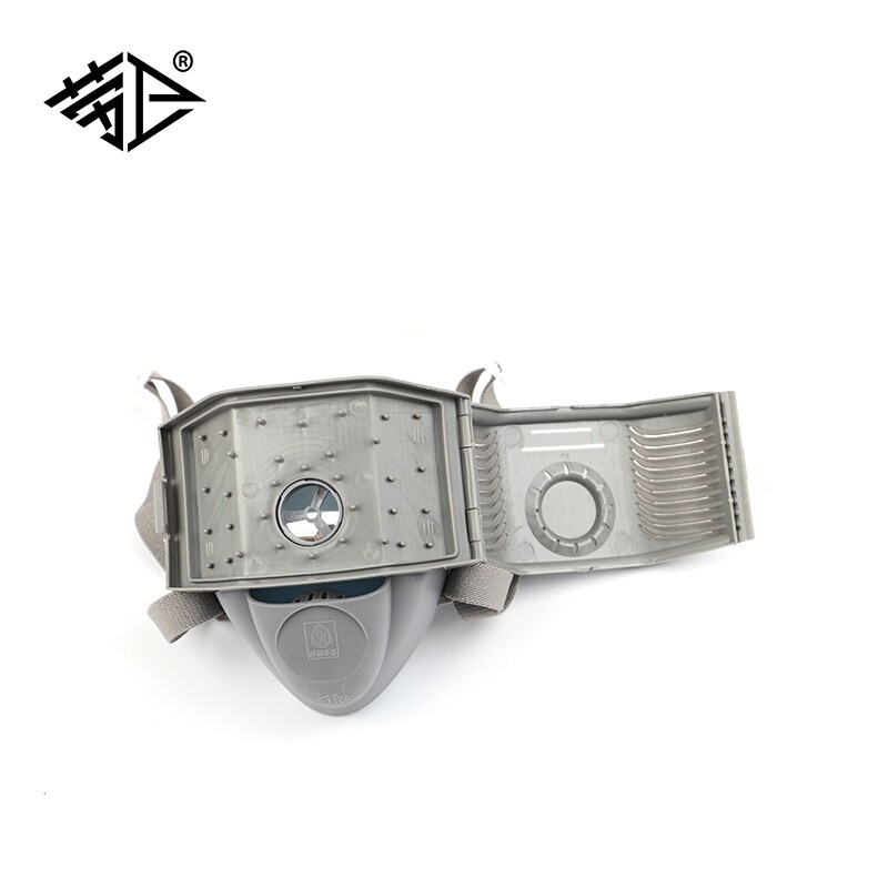 勞衛301-16單濾盒半面罩防塵面具圖片2