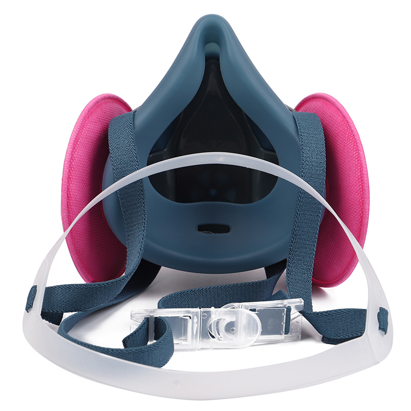 勞衛301-17雙濾棉半面罩防塵面具圖片1