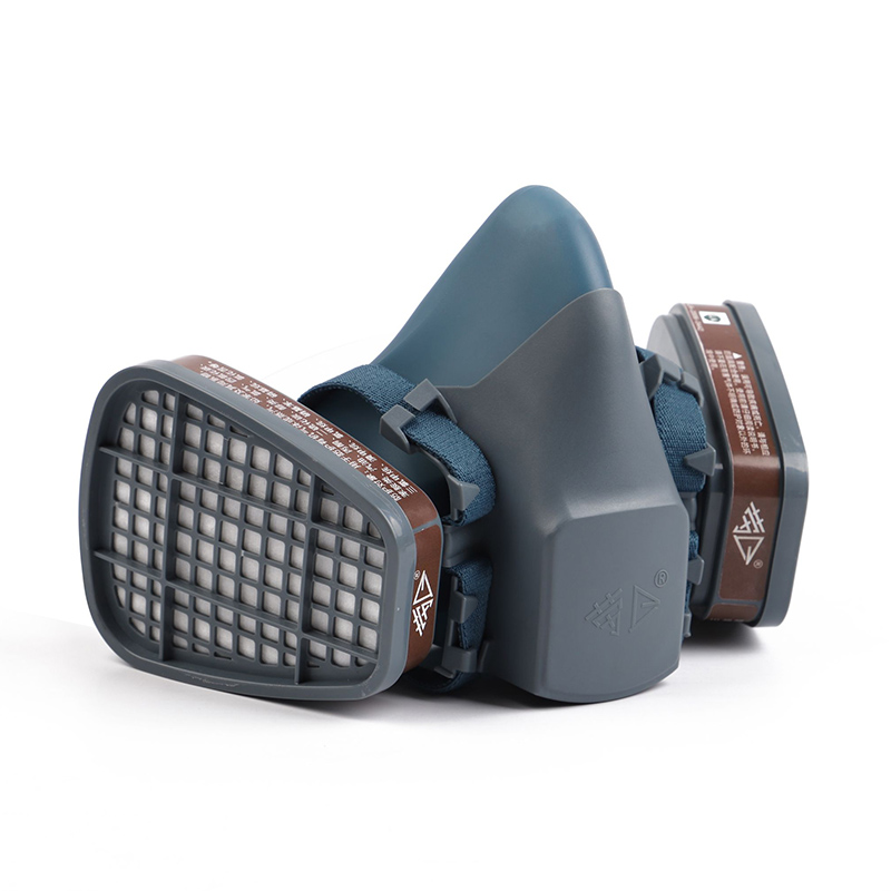 勞衛(wèi)101F-3雙濾盒半面罩防毒面具圖片1