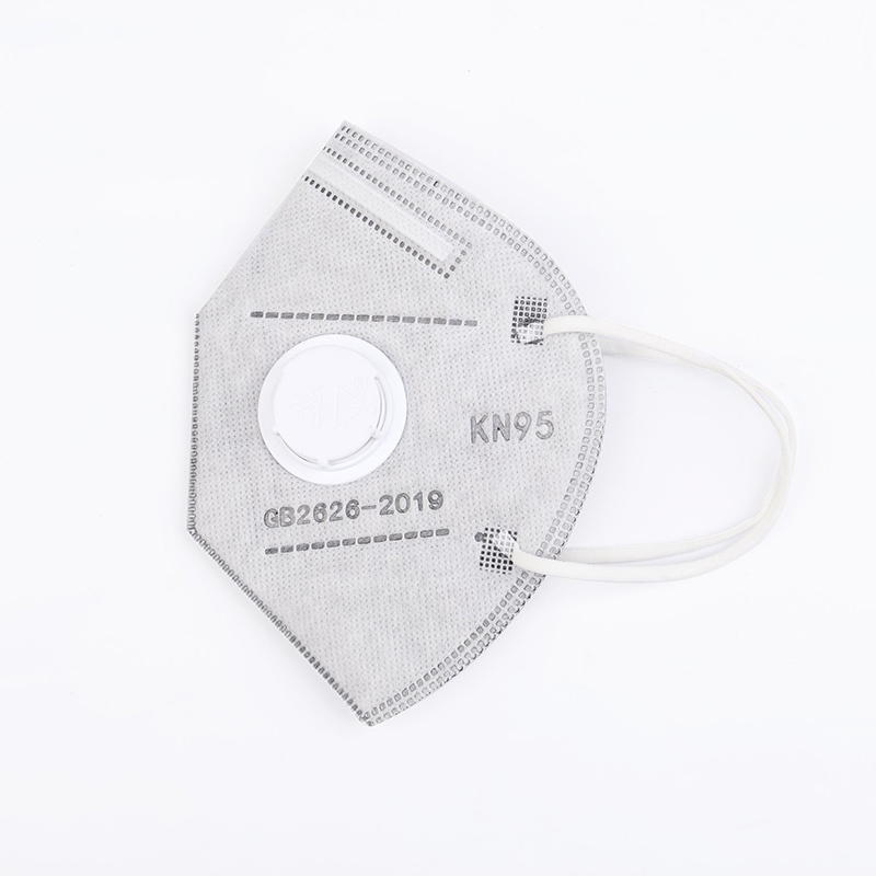 勞衛9031活性炭帶閥折疊式防塵口罩圖片3