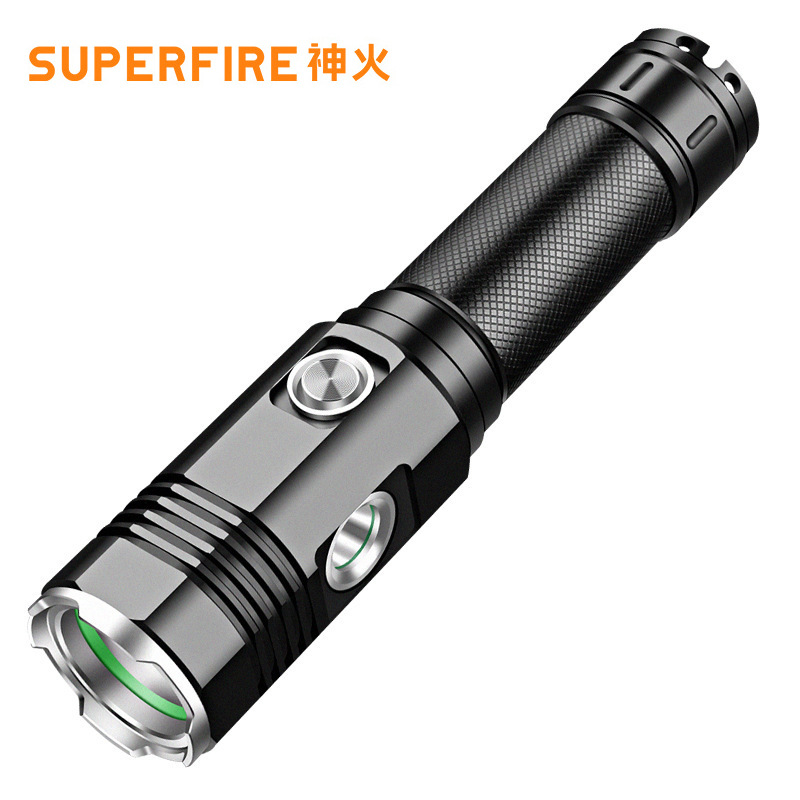 神火G3強光直充usb多功能二合一手電筒圖片1