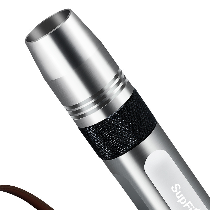 神火S9防水小巧不銹鋼手電筒圖片2