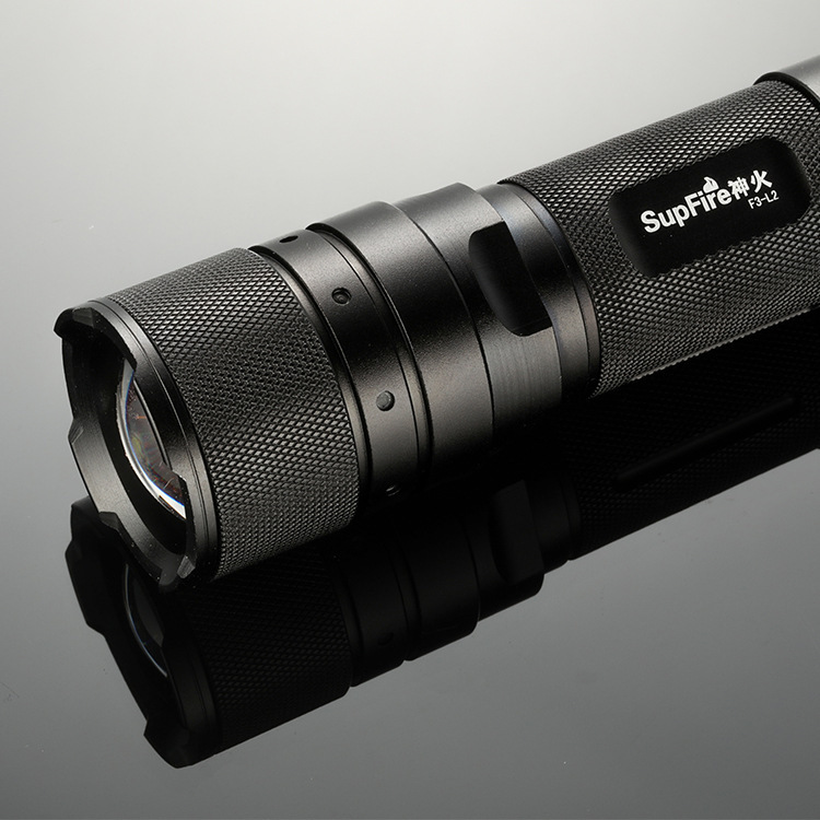 神火F3-L2變焦強光應急手電筒圖片2