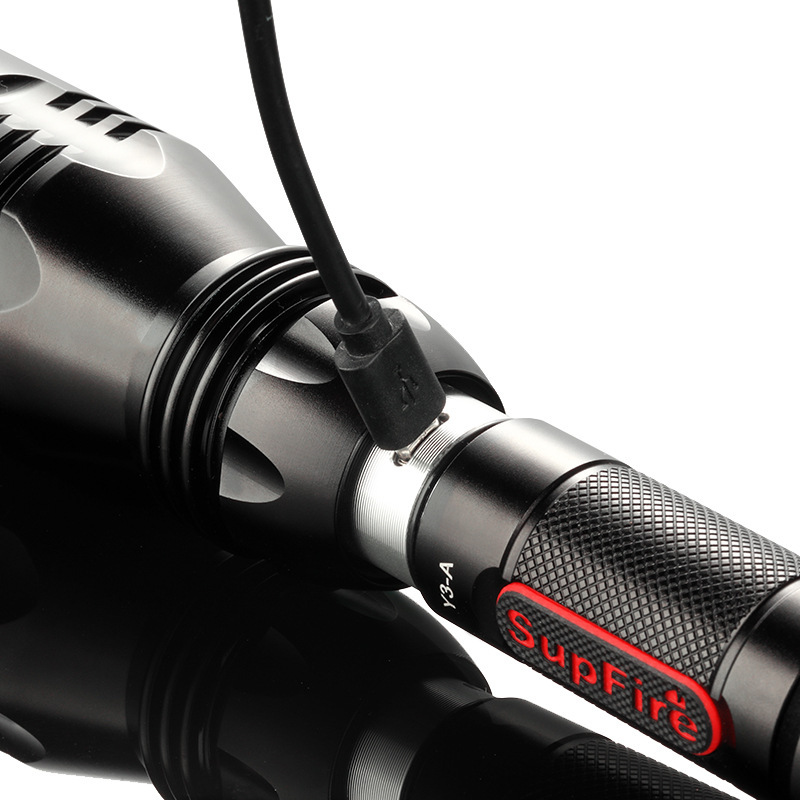 神火Y3A led充電大容量強光手電筒圖片1 神火Y3A led充電大容量強光手電筒圖片1