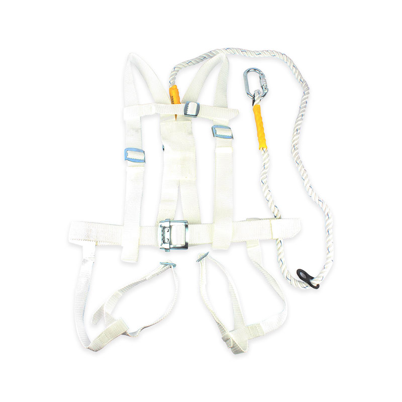 建鋼680105高空雙背白色安全帶圖片2