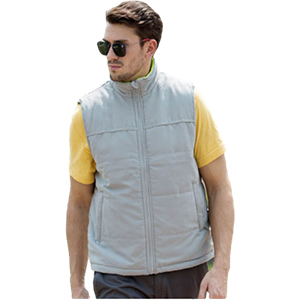 安大叔A233暖絨灰色反光防寒背心圖片2