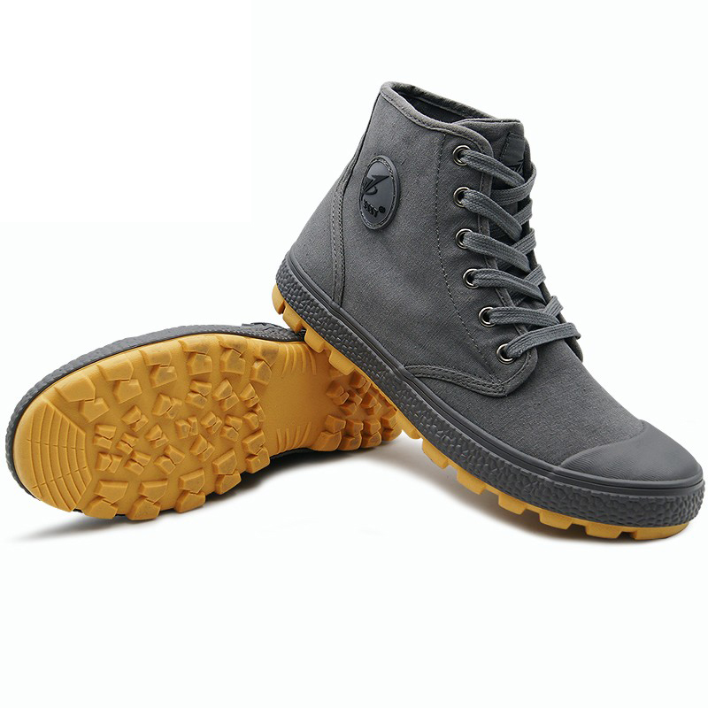 3537大麥高幫輕便耐磨透氣緩震勞保鞋圖片1