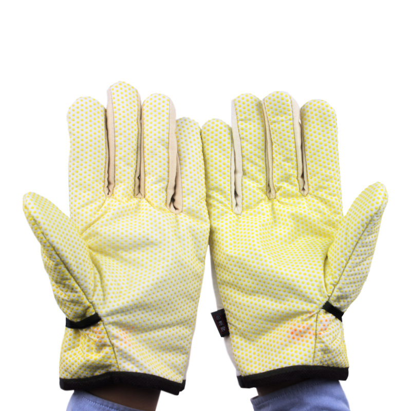 漂牌MF-01加厚棉帆布點塑防滑手套圖片1