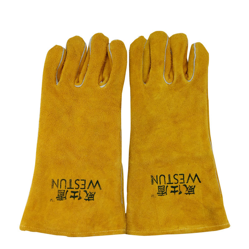 威仕盾G-0393金黃色牛二層皮電焊手套圖片3 威仕盾G-0393金黃色牛二層皮電焊手套圖片3